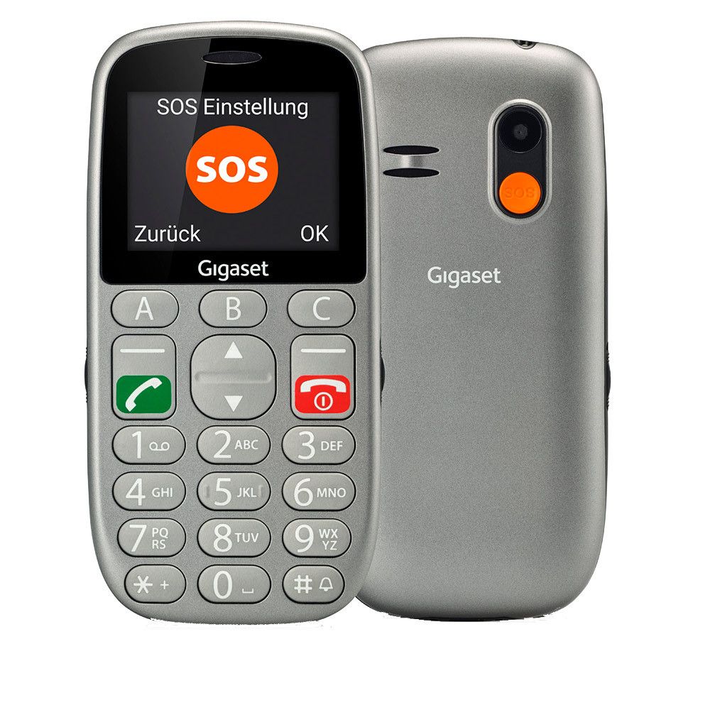 Teléfono Inalámbrico GIGASET GL390 - Gris, Dual Sim + micro SD