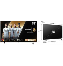 TELEVISOR HISENSE 75" QLED...
