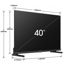 TELEVISOR HISENSE 40" QLED