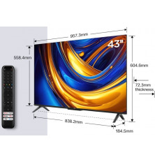 TELEVISOR TCL 43" 4K UHD /...