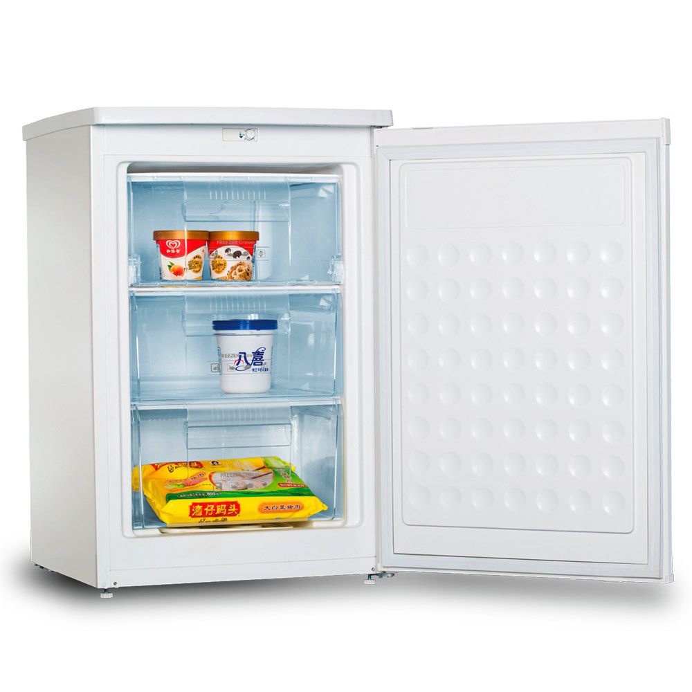 Congelador vertical No Frost con capacidad de 380 L en acabado color blanco  Infiniton